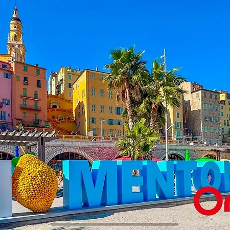 Apartmán Superbe 2 Pieces Avec Clim, Parking Et Wifi - Fr-1-647-22 Menton